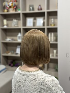 プレビア 上尾店(PREVIA) 髪質改善カラー☆ミルクティーベージュ