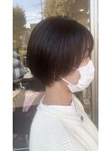 柔らかいマッシュショート☆【流山おおたかの森】