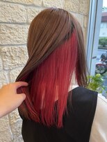 ラピッシュ 新松戸店(Lapish)&nbsp;インナーカラーピンクレッド