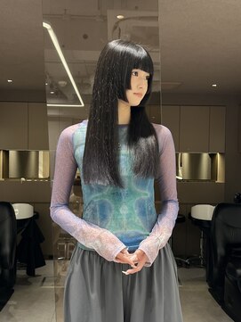 メゾンマイル 恵比寿(maison mile) ブルーラベンダー/姫カット/ラインバング/前髪［恵比寿駅］