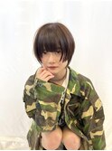 タイトショート×ナチュラルブラウン
