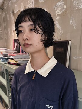 ロジ(loji) くせ毛を活かす、マッシュボブパーマ