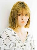 フェミニンロング似合わせカットミディアムスパイキーショート