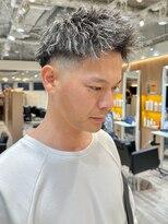 ルースト 渋谷店(ROOST)&nbsp;ツイストパーマ×ホワイトハイライト