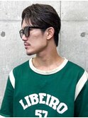 大人フェザーパーマスタイル