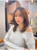 ミディアム/韓国風/レイヤーカット/顔回りカット/柏駅
