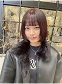 顔まわりレイヤー/王道ボブ