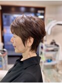 襟足長めショート