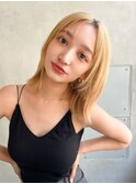 【ROJITHA原宿表参道】ウルフボブ×ミルクティベージュ