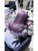 ロイヤルパープル　ハイトーン　艶髪