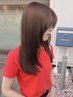 【遠藤指名平日限定】ブリーチなし透明感イルミナカラーカットTR￥13200