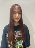 レッド×レイヤーカット