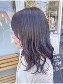 くせ毛風カシスブラウン小顔くびれミディアム20代30代40代