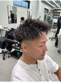 スキンフェード/スパイキーショート/ツイストパーマ/[大分駅