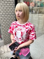 ニュート(Neut )&nbsp;切りっぱなしボブブロンド抜きっぱなし