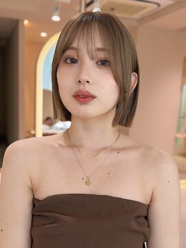 サンドイエナ 横浜店(sand yena) 暗めカラー／髪質改善/マロンベージュ/くすみベージュ/横浜駅