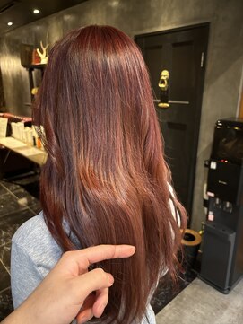 グリーン 表参道(green) 暖色/チェリーレッド/ダークレッド