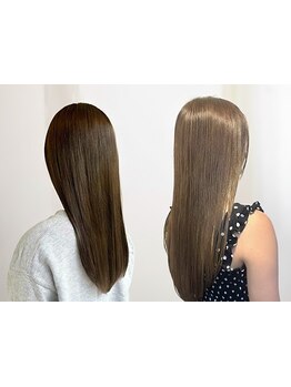 髪質に合わせた薬剤を使用し、髪をいたわります♪他店で断られてもあきらめないでください◎