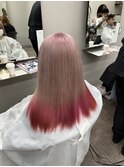 ピンクカラーケアブリーチ