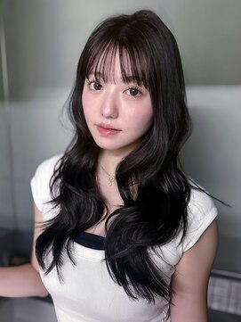 アイティーバイアルバム 下北沢店(IT by ALBUM) ロング前髪カット顔周りレイヤー韓国ヘア_F20991