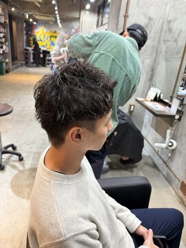 カーニー 上野(kearny) メンズショート×スパイキーパーマ/ツイストパーマ/