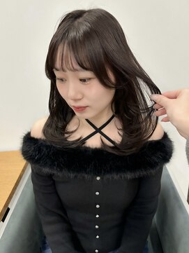 ソピ バイ インビテーション(sopi by invitation) ミディアムレイヤー/ココアブラウン/顔周りカット