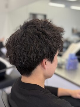 アイスプロドバイブルーム 木更津店(ice prod by bloom) MEN’S HAIR/波巻きツイストスパイラル/リバースセンターパート