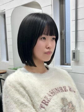 切りっぱなしボブ/タッセルボブ/新潟ボブ/ヘイリーボブ