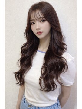 ピヌ(pinue) 【pinue】韓国巻きピンクブラウン @UTAE