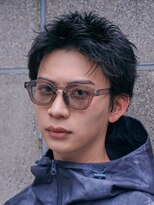 テン 心斎橋(tenn.)&nbsp;アクティブショートフェザーパーマルーズショートセンターパート