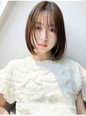 春イメチェン◎暗めナチュラルショート×丸みシルエット