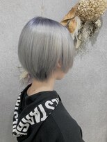 パーセント(percent)&nbsp;シルバーグレーカラーショート/ブリーチ2回/枚方市駅