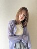 《何度も使えるクーポン》カット+艶髪カラー ¥12,100