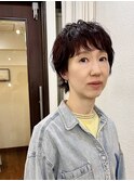 【大阪堀江】ラズベリーピンクの艶ベリーショート