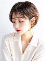 ソレア(SOLEA)&nbsp;20代30代40代50代髪質改善ミルクブラウンナチュラルショート