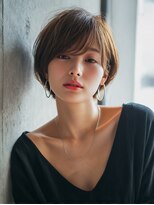 ロッソ 大橋店(Rosso) 流し前髪の丸みショートボブ【大橋】