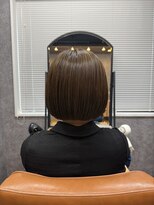 ココア(cocoa)&nbsp;まろやかベージュ×ミニボブ