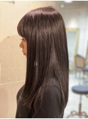 《tomi》ダークアッシュグレーXロングスタイル