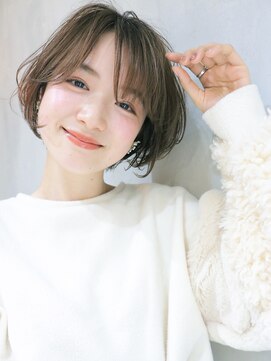 アルバム 渋谷パルコ(ALBUM) 愛されナチュラルショート_耳かけウェーブパーマ_66645