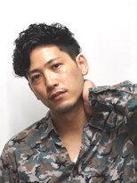メンズレオ 野田阪神店(men's LEO)&nbsp;ツーブロック　アシンメトリー　スパイラルパーマスタイル