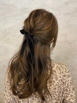 マルケ ドゥ マッシュ(MaruQuee de mashu)&nbsp;ゆるハーフアップ