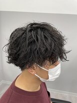 オムデュー(HOMME DEUX)&nbsp;【AOI】縦落ち緩めツイストスパイラルパーマ