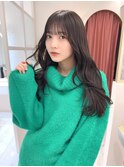 前髪カットが可愛い☆透明感カラー☆ブラウンベージュ☆