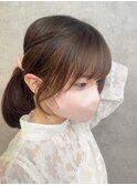 【KAEDE】韓国風顔まわりカット/もみれ毛