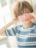 mod's姪浜/カーキベージュフレンチカジュアルマッシュパーマh