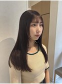 チョコレートブラウン レイヤーロング