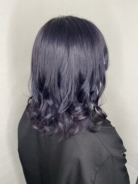 ユートピア(U topia) #ブリーチ1回で作る #ブルーラベンダー #ダブルカラー