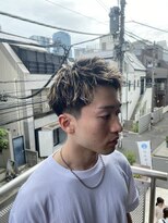 アルカナ 明治神宮前原宿(ARCANA)&nbsp;ウルフアッシュブラックカルマパーマベリーショート