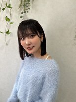 コジック ヘアアンドアイ(Cogic hair & eye)&nbsp;20代30代40代シースルーバング×ナチュラル×ぱつっとハニボブ