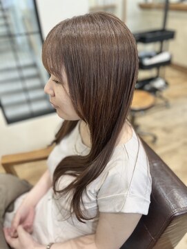 ゴーシェン 津田沼本店(Goshen) ゆる巻きロング×ベージュ